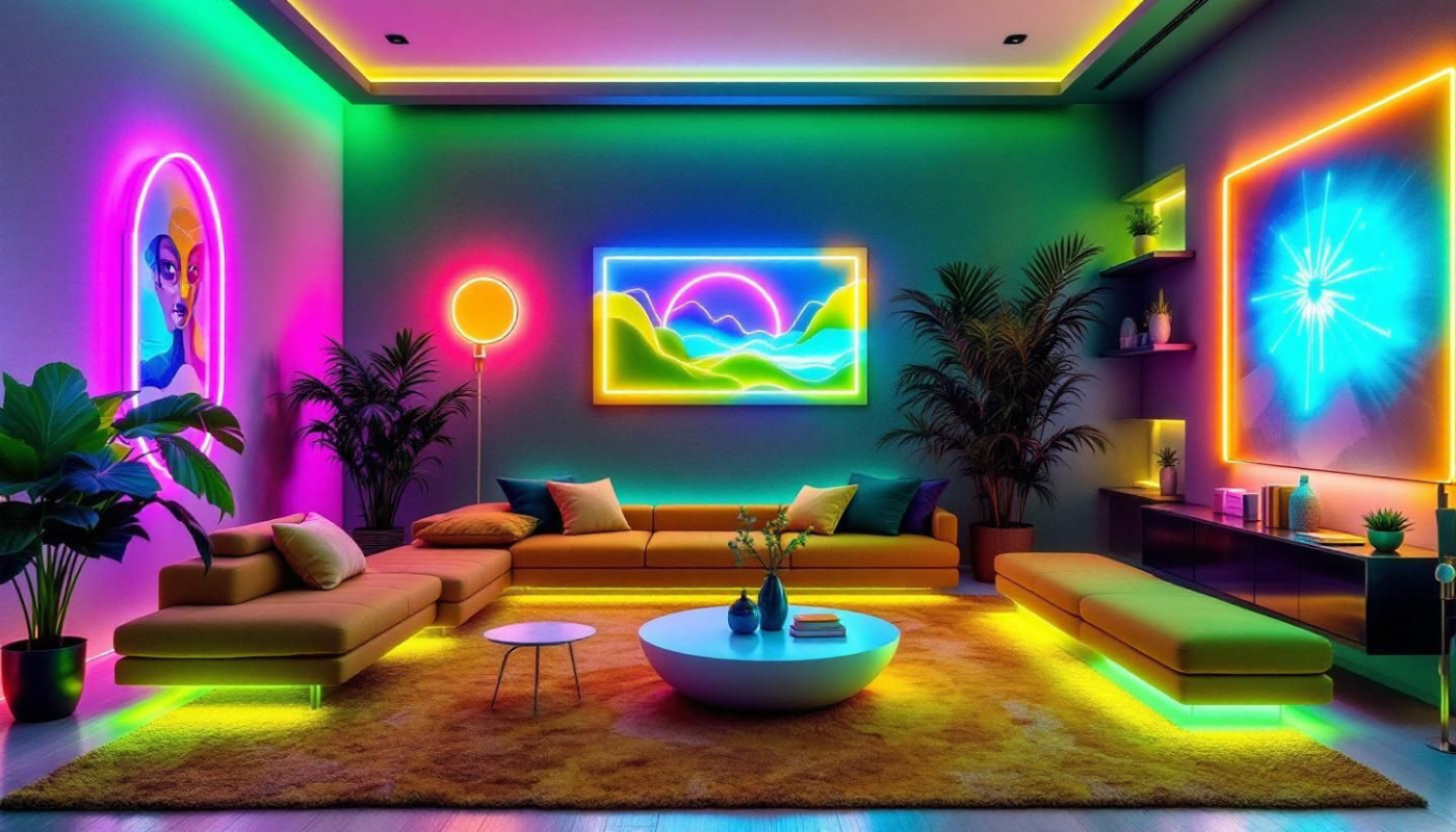 Comment les néons LED économiques transforment-ils la déco intérieure ?